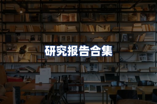 研究报告合集